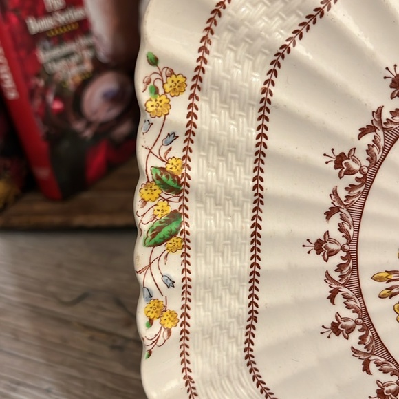 Vintage Copeland Spode “Wicker Dell” Salad Plate. Made in England - Picture 6 of 8